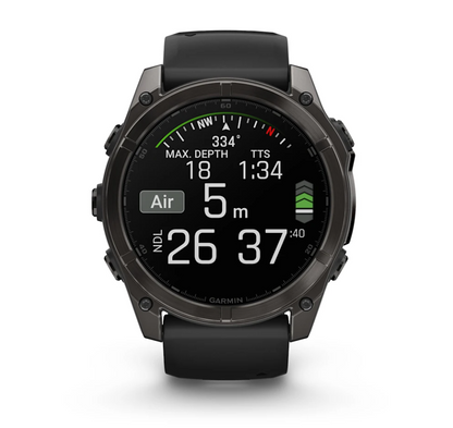 Garmin Fenix 8 Watch | 51mm | Amoled Sapphire Carbon Grey/Black Band