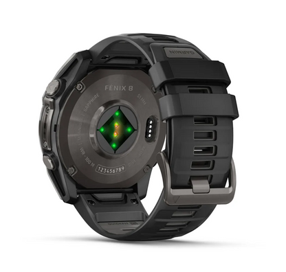Garmin Fenix 8 Watch | 51mm | Amoled Sapphire Carbon Grey/Black Band
