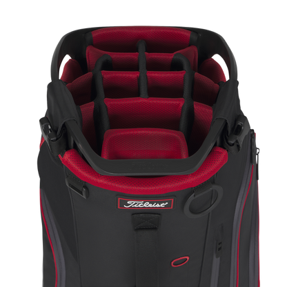 Titleist Golf Bag | Hybrid 14 | Stadry Stand | Black/Black/Red