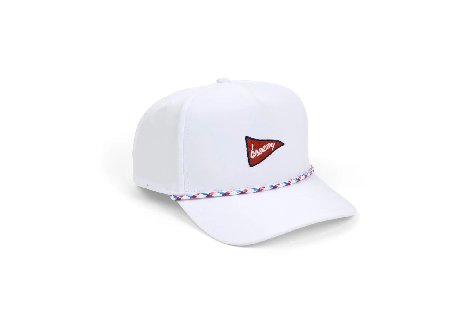 Breezy Flag White Rope Cap