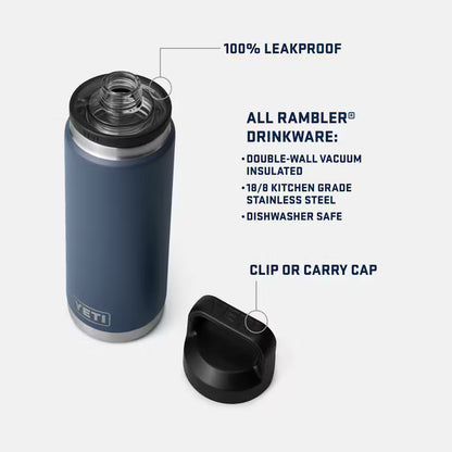 YETI 769ml Rambler® Chug Water Bottle - Navy