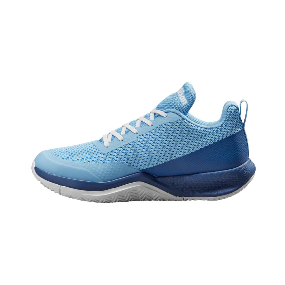 Wilson Padel Footwear | Ladies Rush Pro Lite Bonnie Blue - Deja Vu Blue - White (UK7.5)