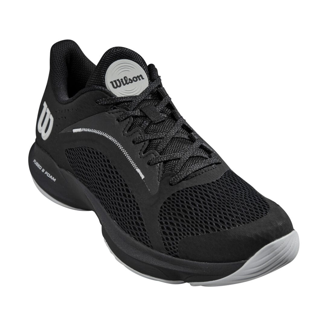 Wilson Padel Footwear | Mens Hurakn 2.0 Black / Pearl Blue