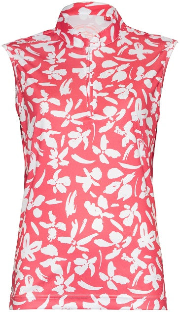 Women's Bloom Sleeveless Golfer Polo Shirt