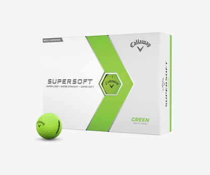 Callaway Supersoft Matte Green Golf Balls