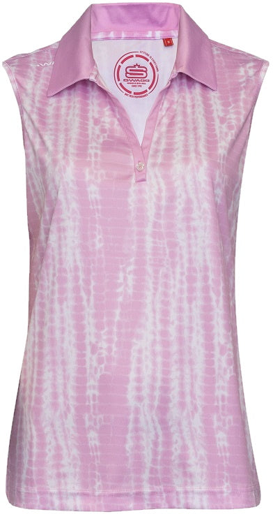 Women's Shibori S/Less Golfer Polo Shirt