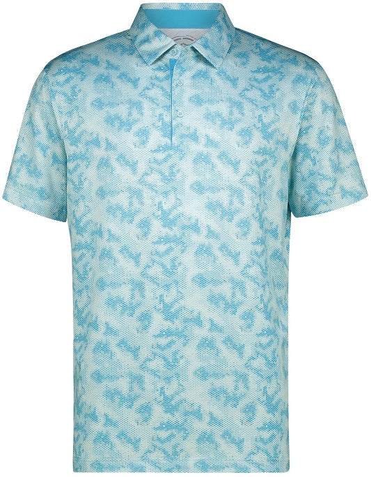 Men's Urban Camo Dry Tech Performance Golfer Polo Shirt