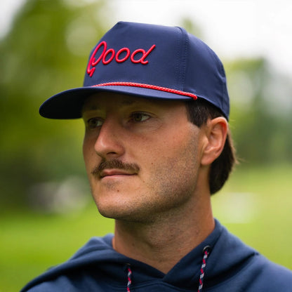 Good Good Freedom Rope Cap - Navy & Red