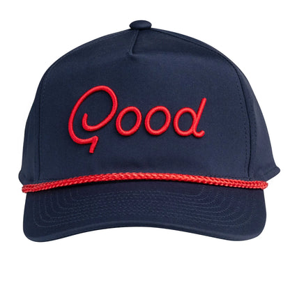 Good Good Freedom Rope Cap - Navy & Red
