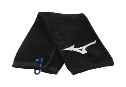 [3000008-04] Mizuno Golf Towel | RB Tri Fold (Black)