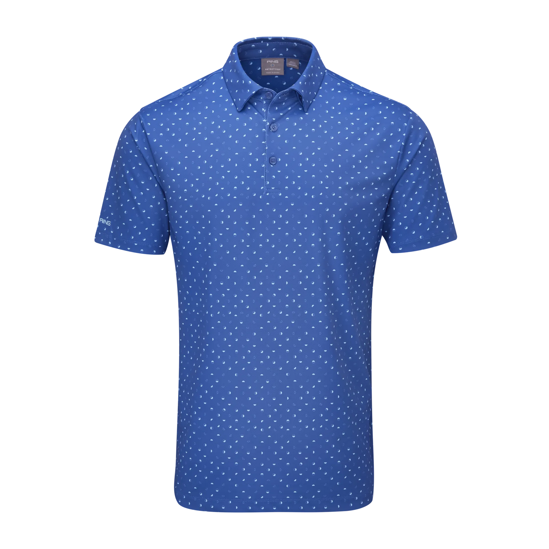 Ping Mens Golf Shirts | Ephron Polo | Bright Cobalt Multi
