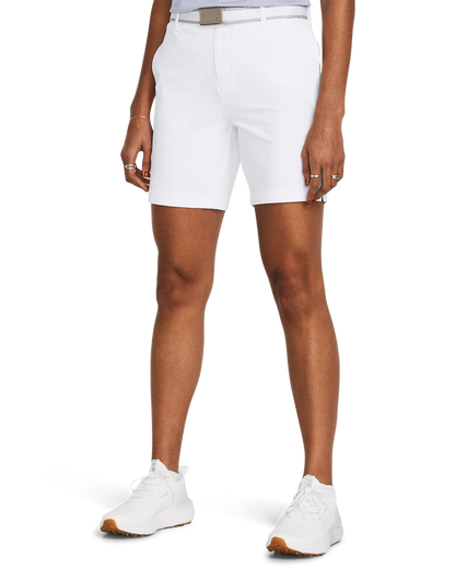 Under Armour Womens Golf Shorts | Drive 7 | White