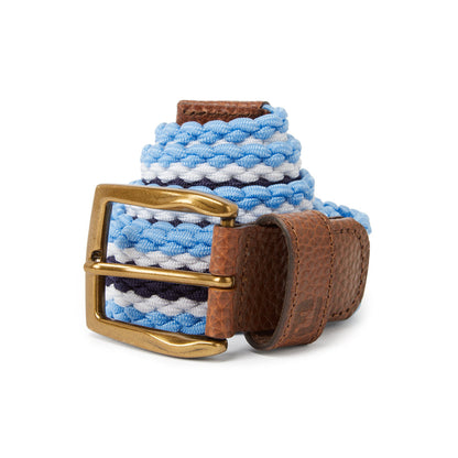 Footjoy Mens Golf Belt | Striped Braided