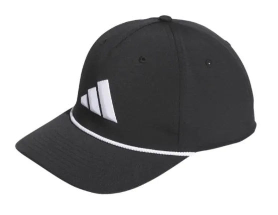 Adidas Mens Cap | Performance Tour 5 Panel | Black-White