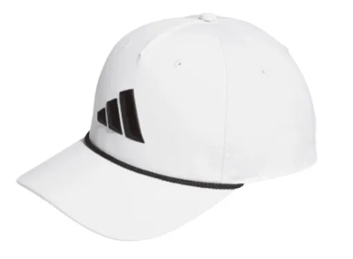 Adidas Mens Cap | Performance Tour 5 Panel | White-Black