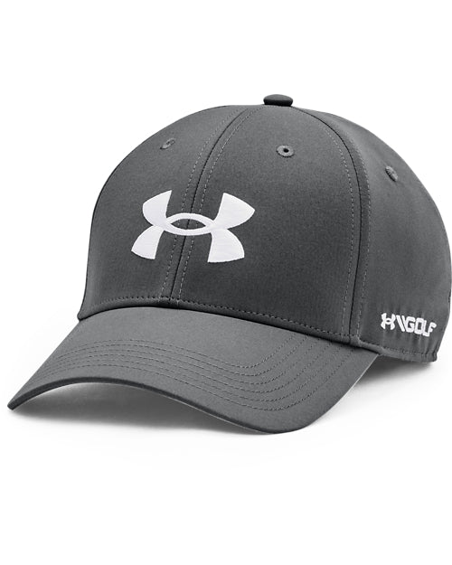 [1361547-012-OSFM] Under Armour Mens Golf Cap | Golf96 (Pitch Grey)