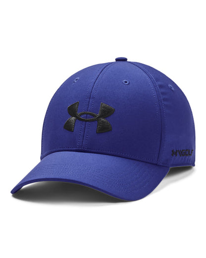 [1361547-456-OSFM] Under Armour Mens Golf Cap | Golf96 (Blue/Black)