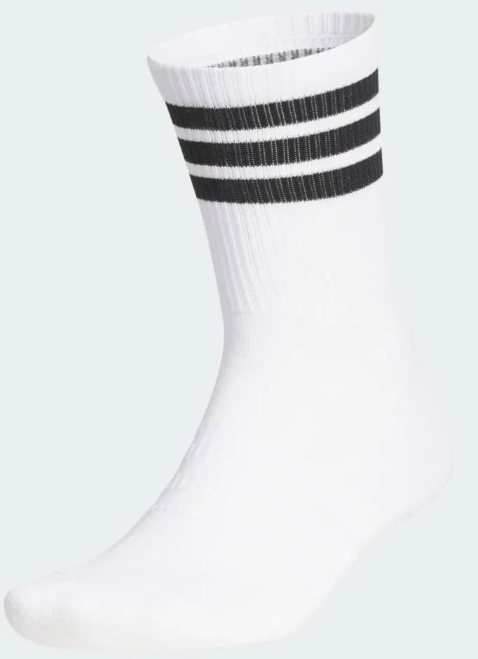 Adidas Golf Socks | Half-Crew 3-Stripes | White