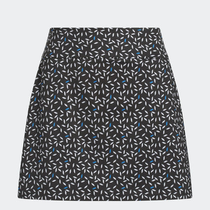 Adidas Womens Golf Skort | Ultimate365 Printed Knit | Black-Blue-White
