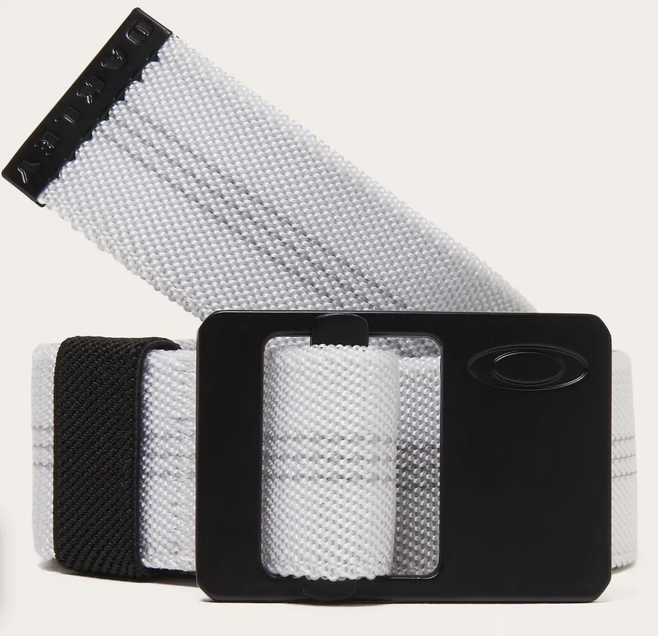 [FOS901036/9LSU] Oakley Mens Golf Belt | Contendar (White/Cement)