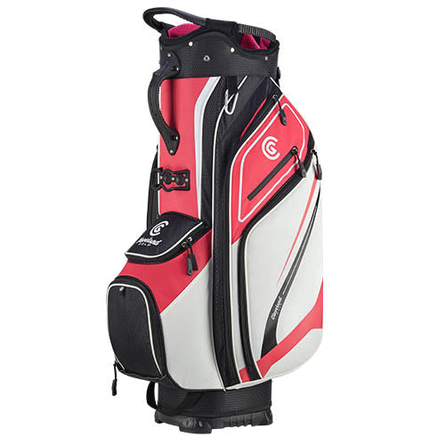 Cleveland Golf Bag | Friday Cart | Pink-White-Black