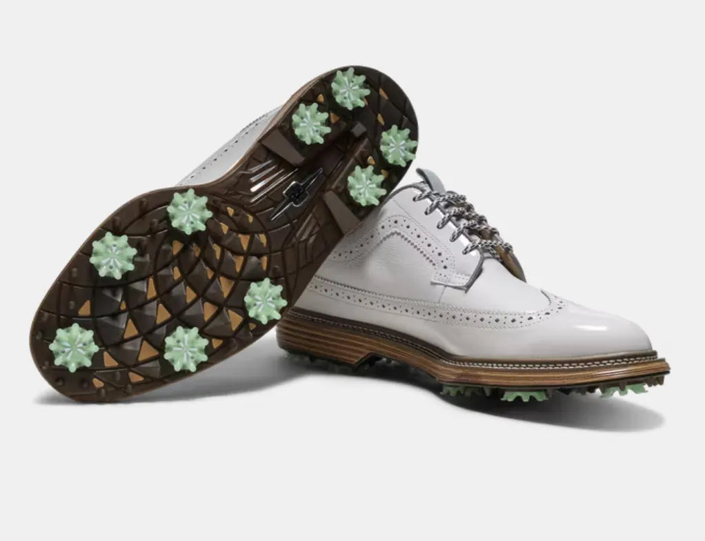 Footjoy Mens Golf Shoes | Limited Edition | Premiere Series | Marquis | Todd Snyder | White Mist