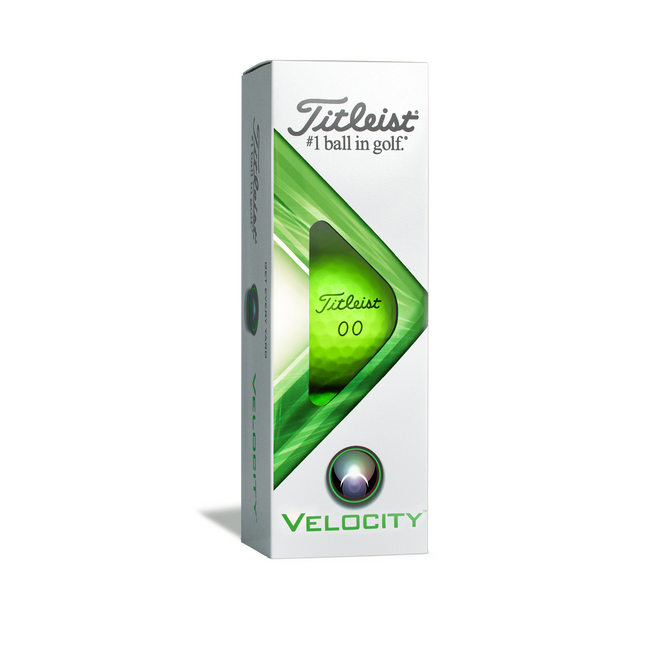 [T8426SM] Titleist Golf Balls | Velocity (Green/Sleeve, 2024)