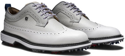 Footjoy Mens Golf Shoes | Limited Edition | Premiere | Harbor Mist-Snow White