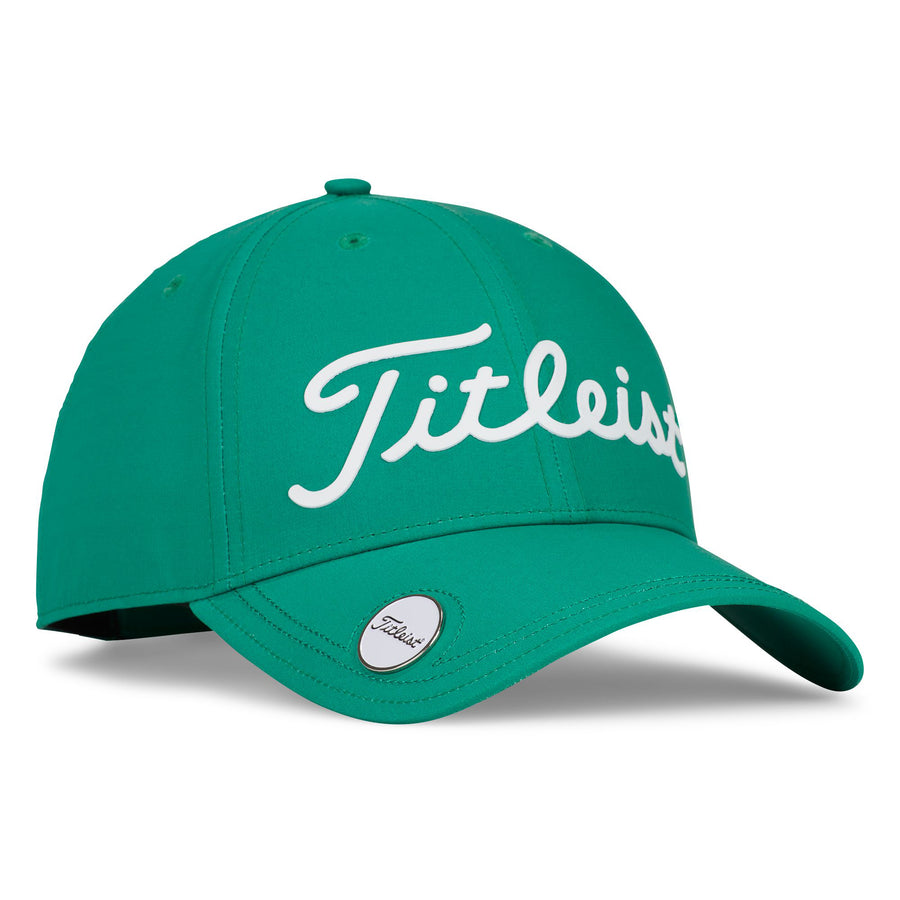 [90407109] Titleist Womens Golf Cap | Players Performance Ball Marker (Green/White, 2022)