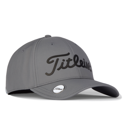 [TH9APBME0G0] Titleist Mens Golf Cap | Players Performance Ball Marker (Grey/Black)