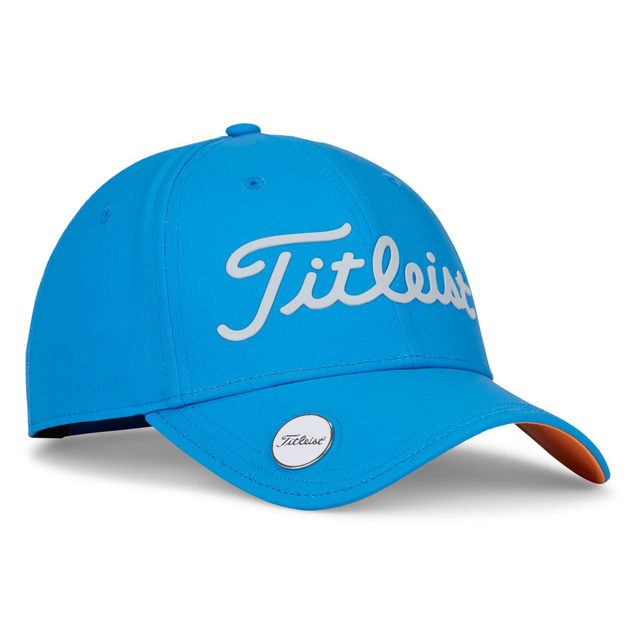 [TH24APPBME408] Titleist Mens Golf Cap | Players Performance Ball Marker (Blue/Orange/White)