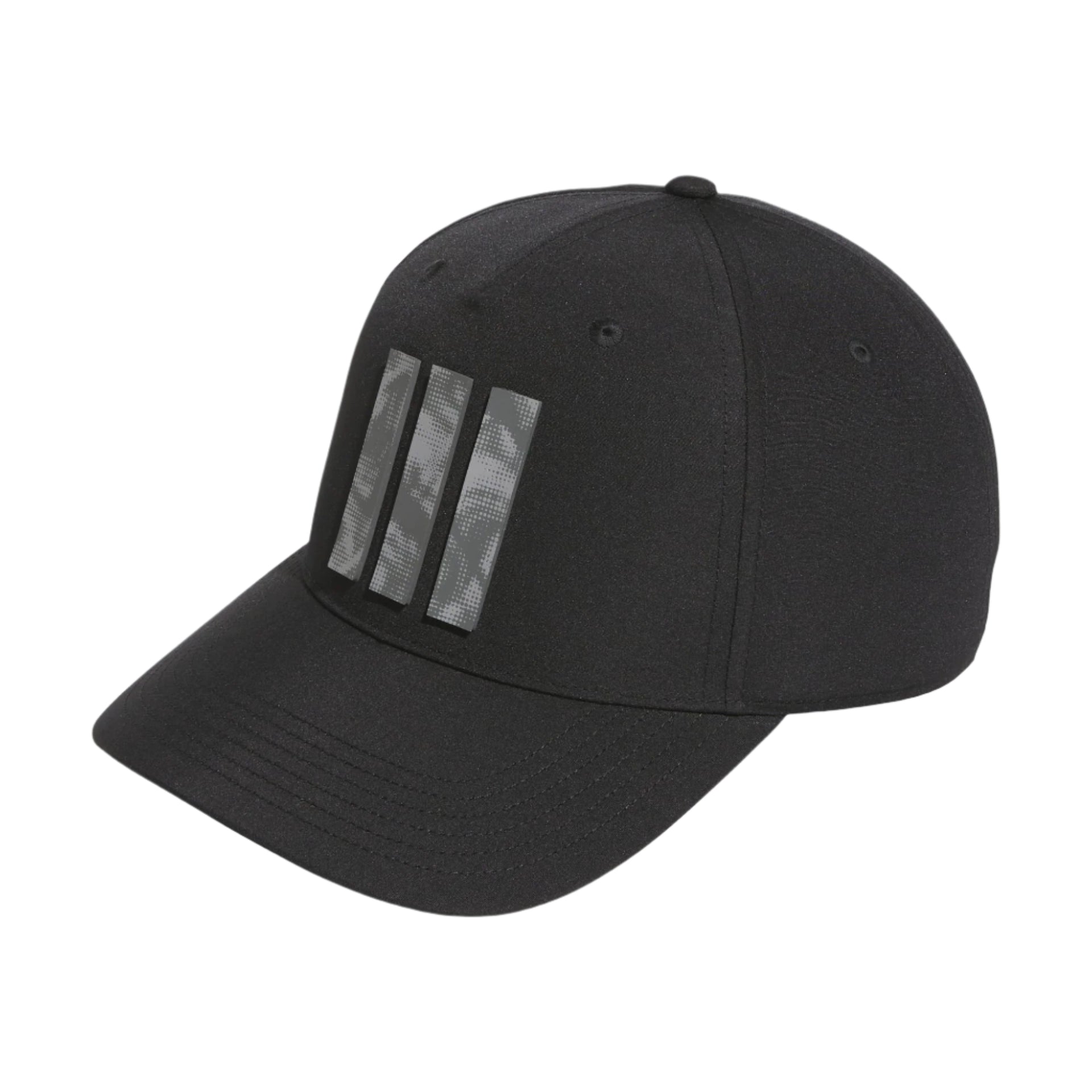 Adidas Mens Golf Cap | Tour 3 Stripe | Black