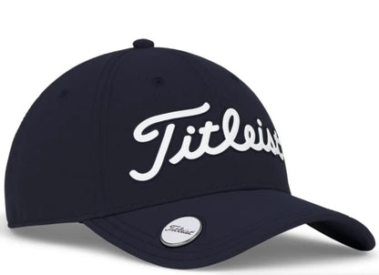 [TH25APBMN2-41] Titleist Mens Golf Cap | Players Performance Ball Marker (Navy/White)
