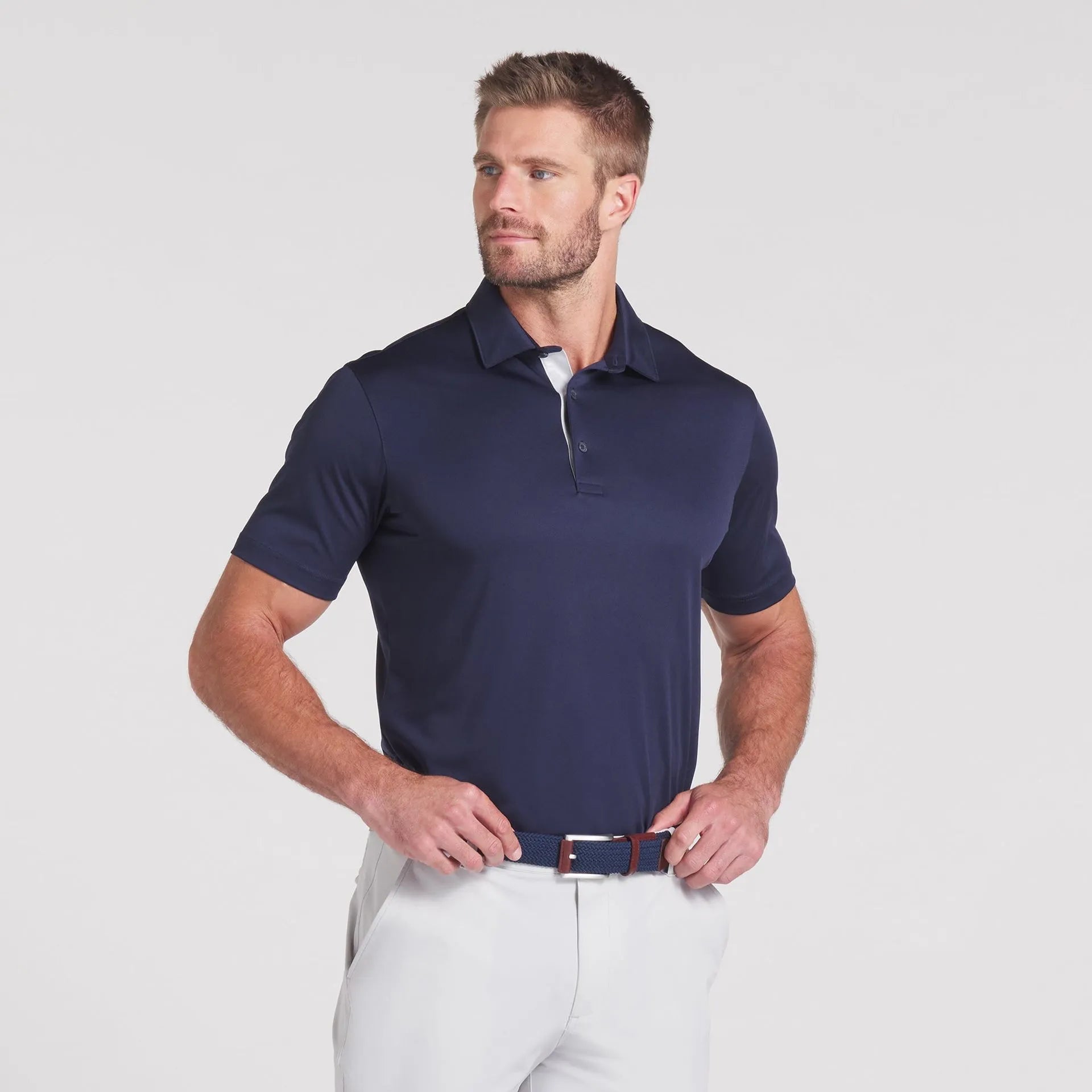 Puma Mens Golf Shirt | MSS Pounce | Polo 2.0 | Navy
