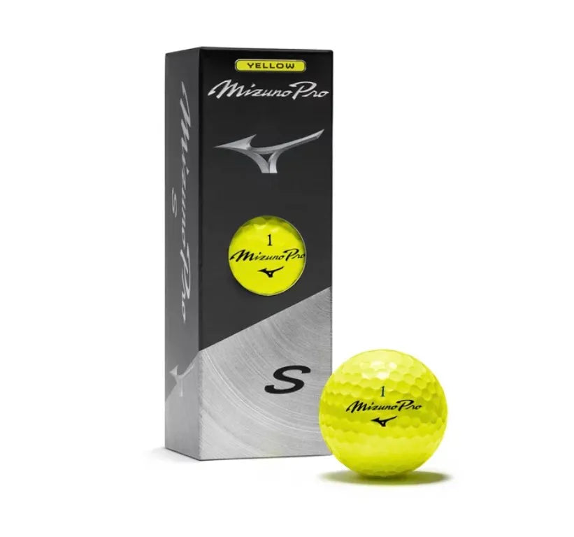 [3000109-09] Mizuno Golf Balls | Pro S (Yellow)