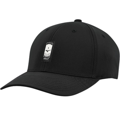 [6000038-04-02] Mizuno Mens Golf Cap | Fresh Marble Adjustable (Black)