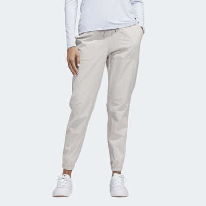 Adidas Womens Golf Pants | Ultimate365 Twistweave Jogger | Beige