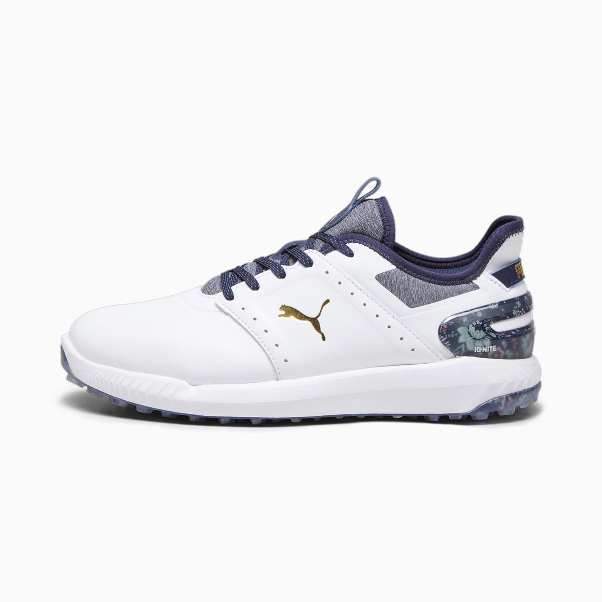 Puma Mens Golf Shoes | Liberty Ignite Elevate | White Navy