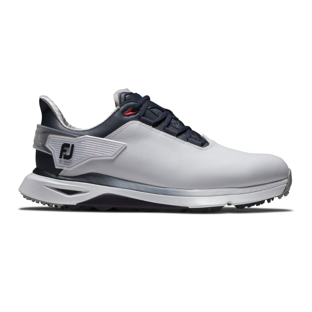 Footjoy Mens Golf Shoes | Pro SLX | White-Navy-Red a8