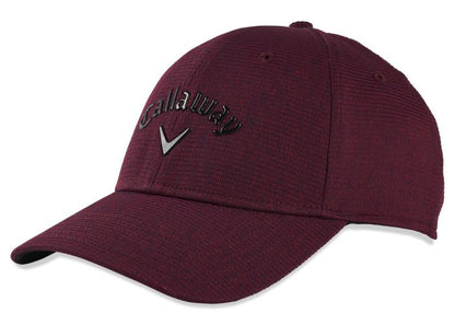 [5222085] Callaway Mens Golf Cap | Liquid Metal (Red/Black)