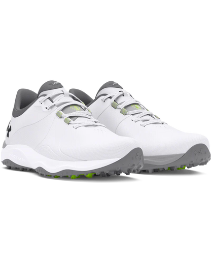 [38623909] Under Armour Mens Golf Shoes | Pro SL Wide (White/White, UK13.5)
