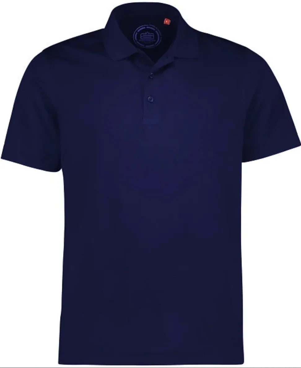 Swagg Mens Golf Shirt | Basic Performance Golfer Polo | Navy