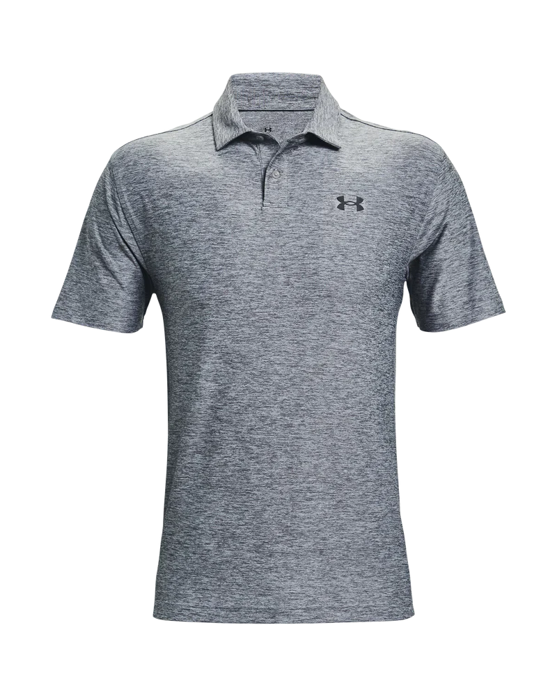[1368122035XL] Under Armour Mens Golf Shirt | T2G Polo (Grey, XL)