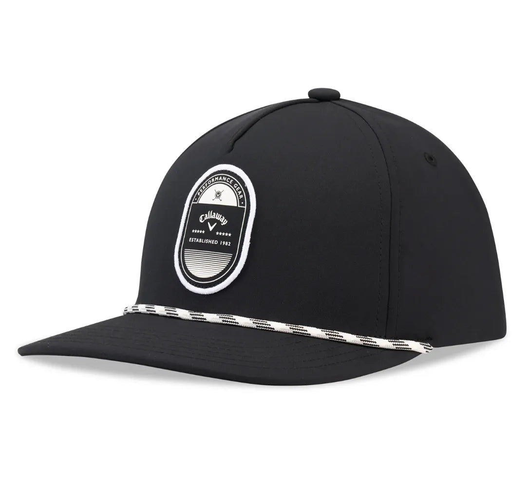 Callaway Mens Golf Cap | Birdie Brigade Rope | Black