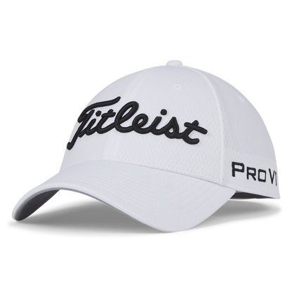 [TH23FTELE-10LXL] Titleist Golf Cap | Tour Elite (White, L/XL)