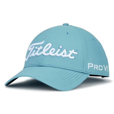 [TH24ATPN24v1] Titleist Mens Golf Cap | Tour Performance (Vintage Blue/White)