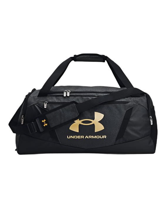 [1369223-002] Under Armour Golf Bag | Undeniable 5.0 MD Duffle (Black/Gold, M)