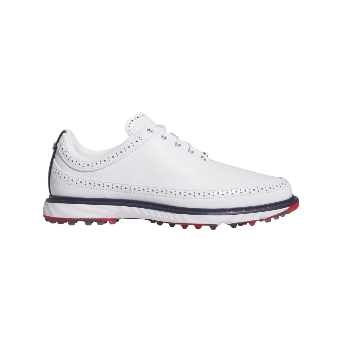 [JH6144105] Adidas Mens Golf Shoes | MC80 | White-Navy-Red (UK10.5)