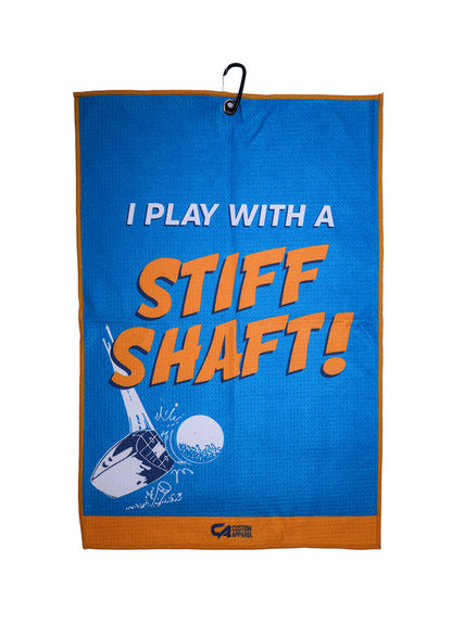 [CAGT0011] Custom Apparel Golf Towel | Waffle (Stiff Shaft)