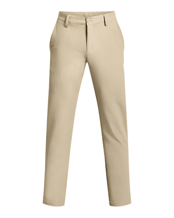 [1376625-289-36] Under Armour Mens Golf Trousers | Tech (Khaki, 36)